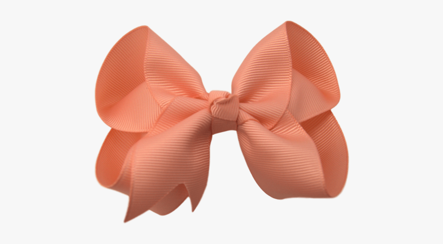 Light Pink Hair Bow - Hair Bow No Background, Transparent Clipart