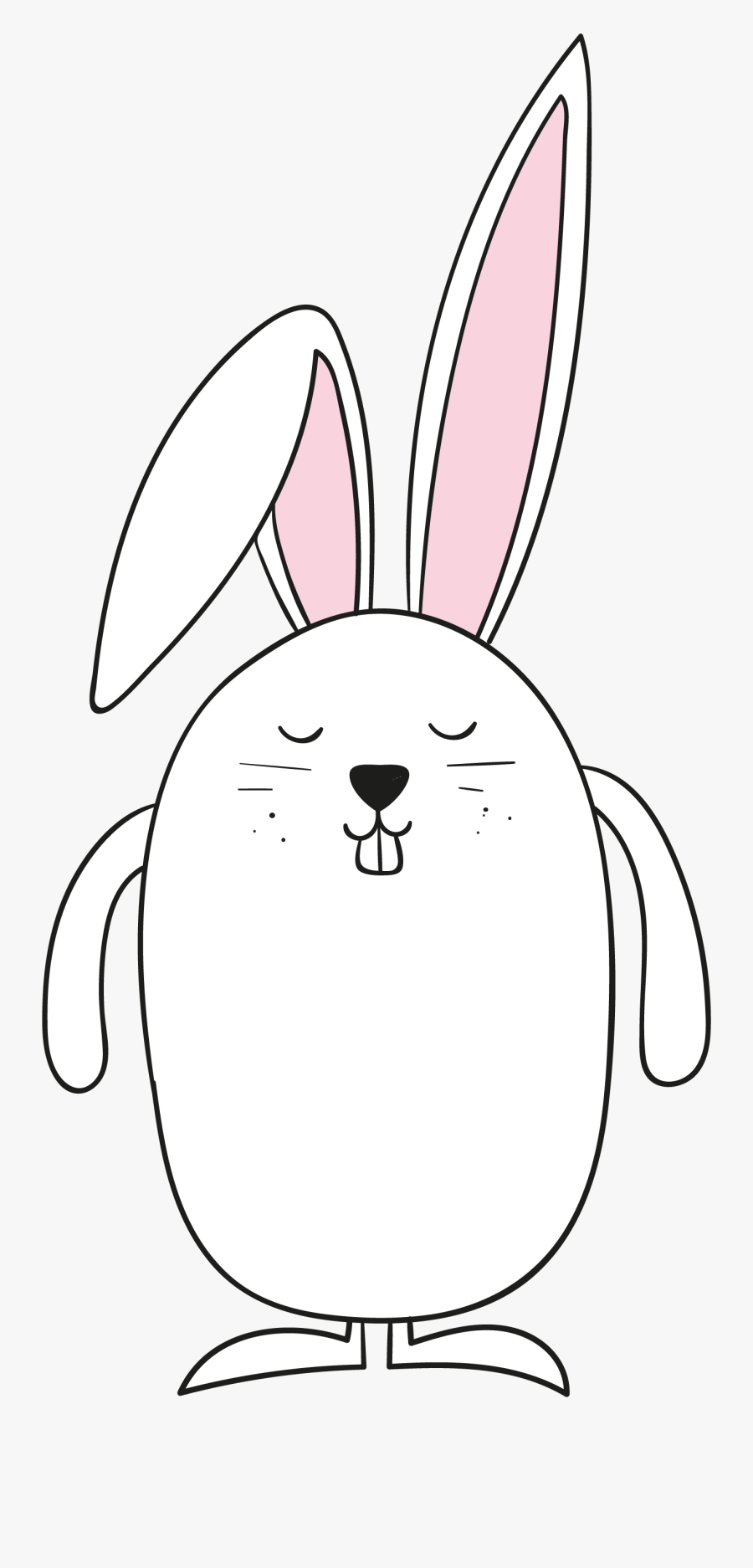 Autumn Mid Rabbit Moon Free Download Image Clipart - Domestic Rabbit, Transparent Clipart