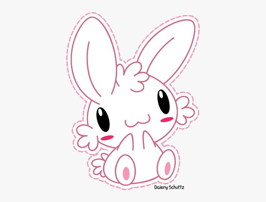 Drawing Bunnies Nose - Domestic Rabbit, Transparent Clipart
