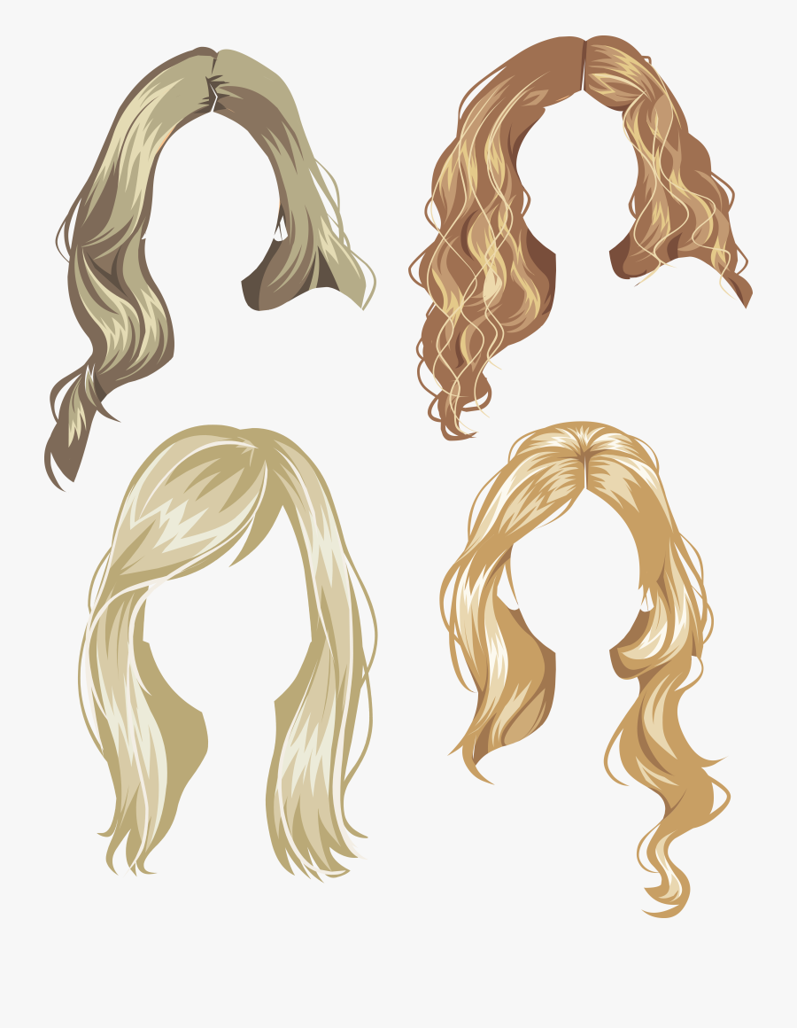 Lace Wig, Transparent Clipart