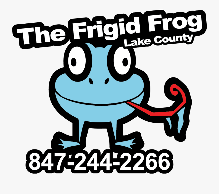 Frigid Frog, Transparent Clipart