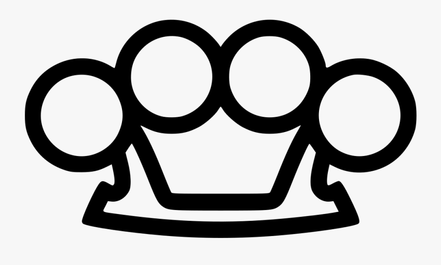 Brass Knuckles - Free Brass Knuckles Svg, Transparent Clipart