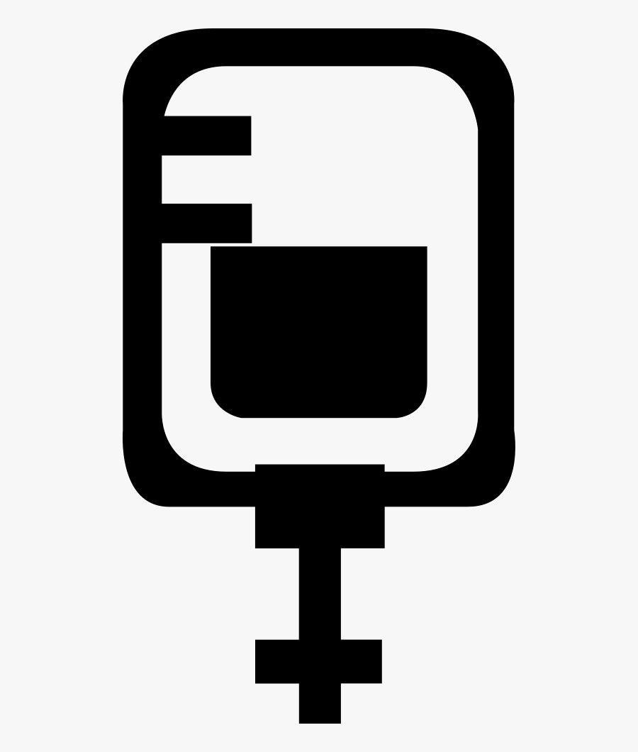 Si Glyph Blood Bag, Transparent Clipart