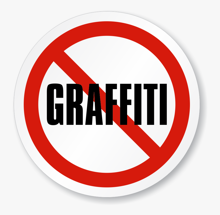Transparent No Spitting Clipart - No Graffiti, Transparent Clipart
