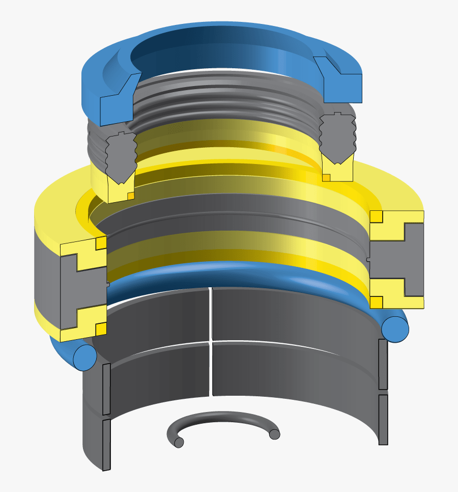Jcb 60 X 100 Replcmnt Seal Kit 5pc Pstn Seal W/sm 3pc - Architecture, Transparent Clipart