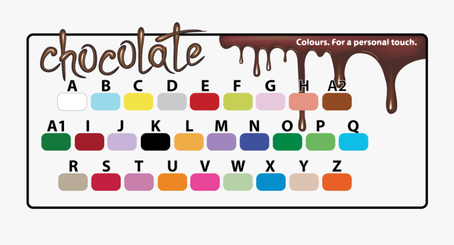 Chocolate Fountain Colour Options - Chocolate Text, Transparent Clipart