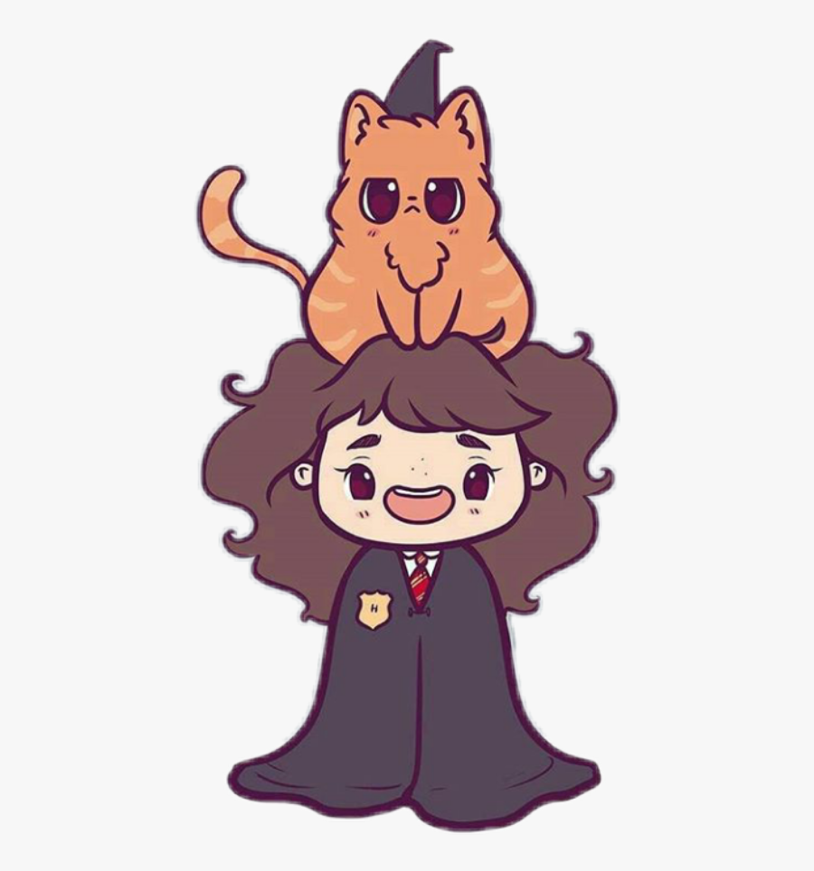 #hermione #harrypotter #hp @roxxoblog - Harry Potter Cute Drawings, Transparent Clipart