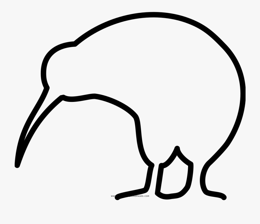 Coloring Page Ultra Pages - Kiwi Bird Icon, Transparent Clipart