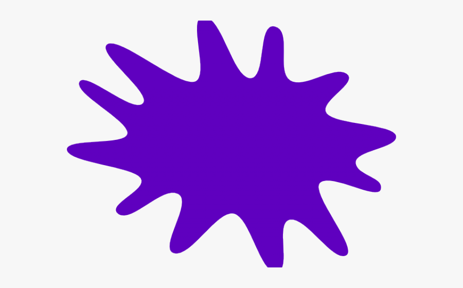 Purple Paint Splatter Png -splatter Clipart Purple - Purple Paint Splatter Clipart, Transparent Clipart