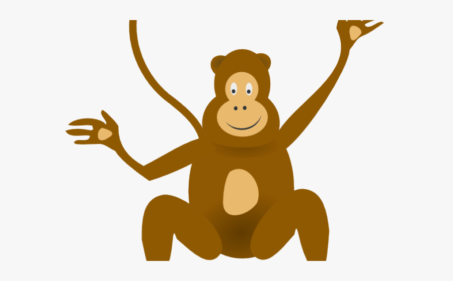 Monkey Clipart Safari - Monkey Clip Art, Transparent Clipart