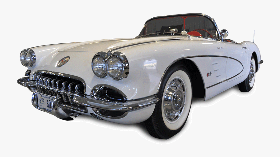 1960 Chevy Corvette - Antique Car, Transparent Clipart