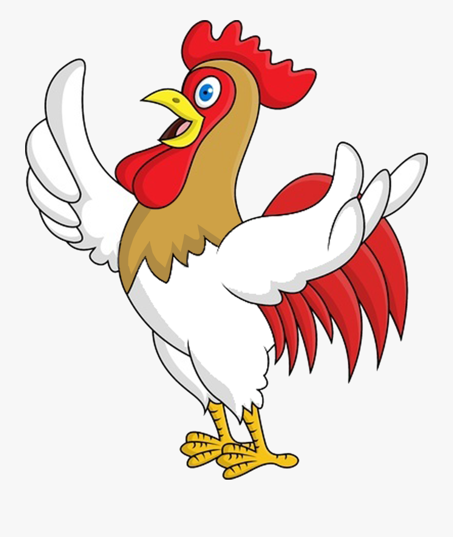 Clip Art Rooster Cartoon Clip Art - Rooster Cartoon Png, Transparent Clipart