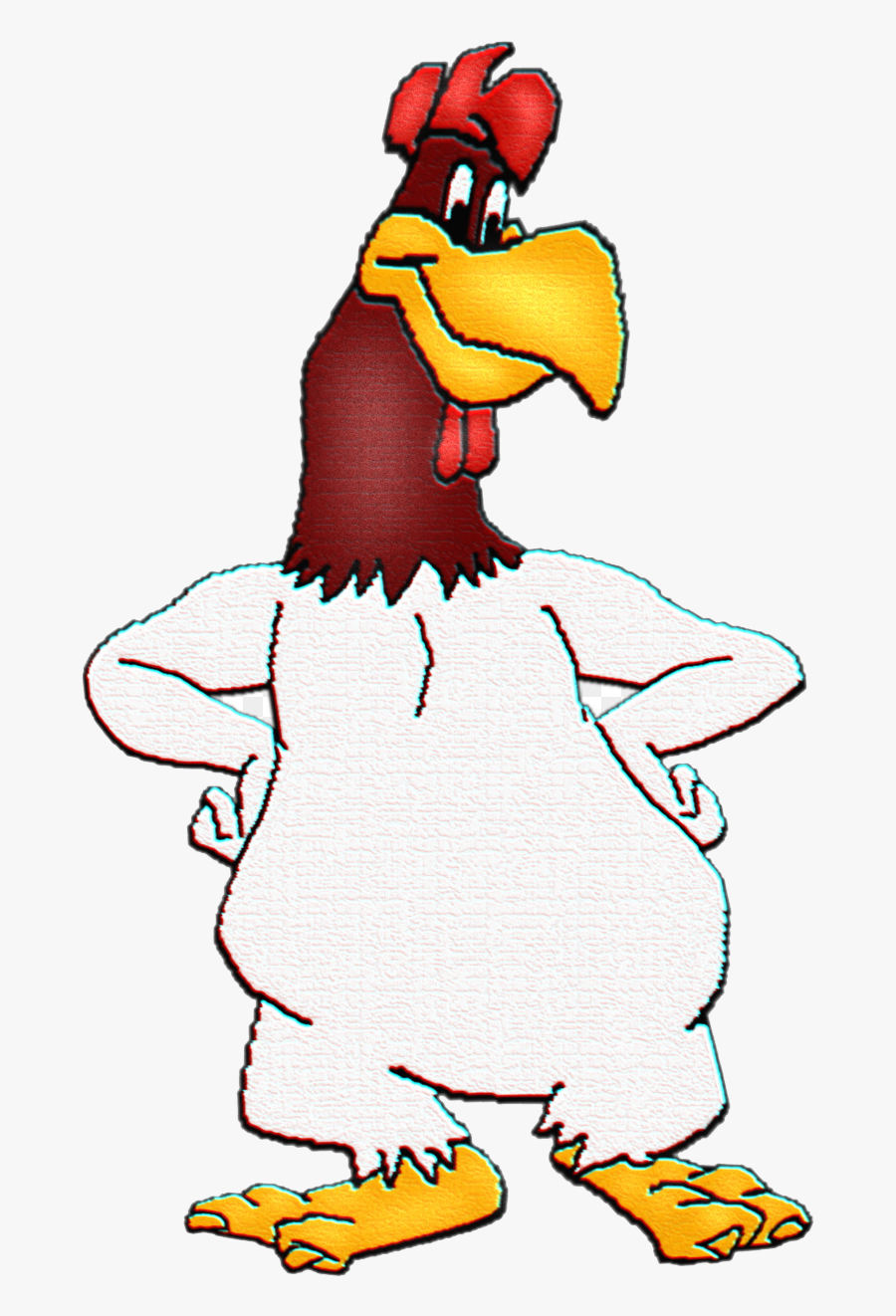 Foghorn Leghorn Png Free Images - Looney Tunes Chicken Foghorn, Transparent Clipart