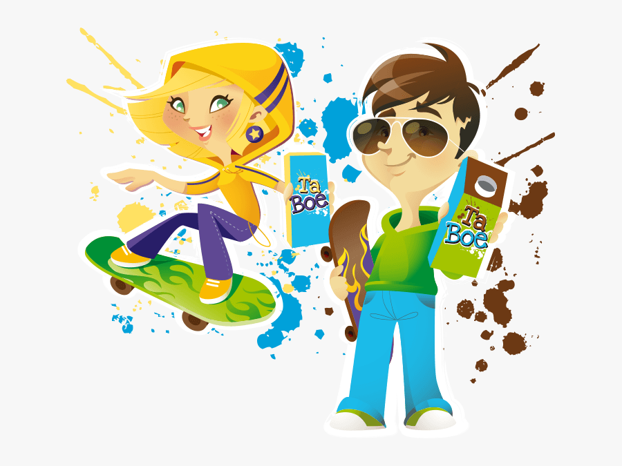 Taboe Est Un Lait - Cartoon, Transparent Clipart