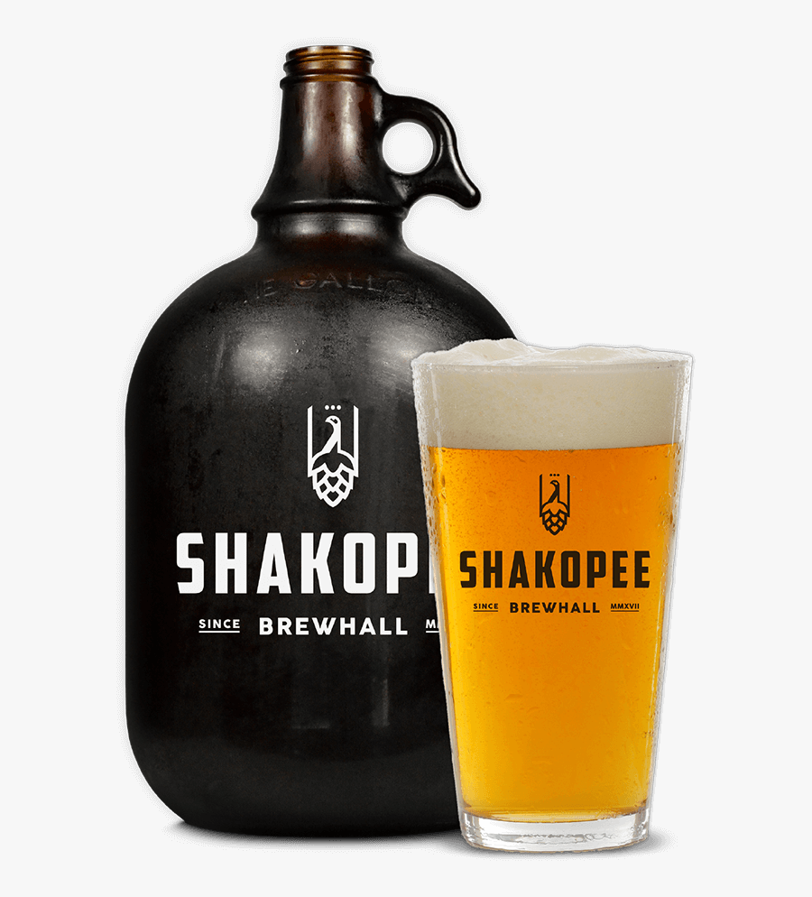 Shakopee-beers - Growler - Growler Design, Transparent Clipart