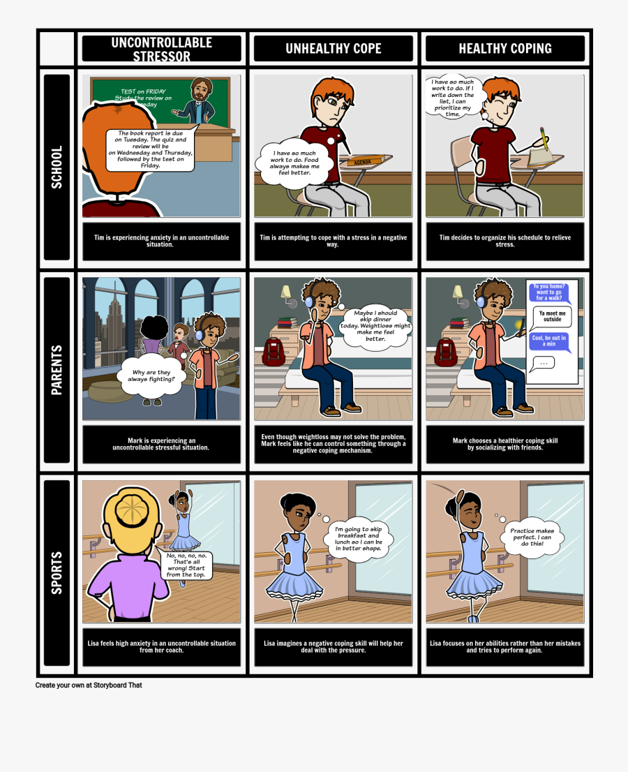 Ed And Coping - Radzić Sobie Ze Stresem Komiks, Transparent Clipart