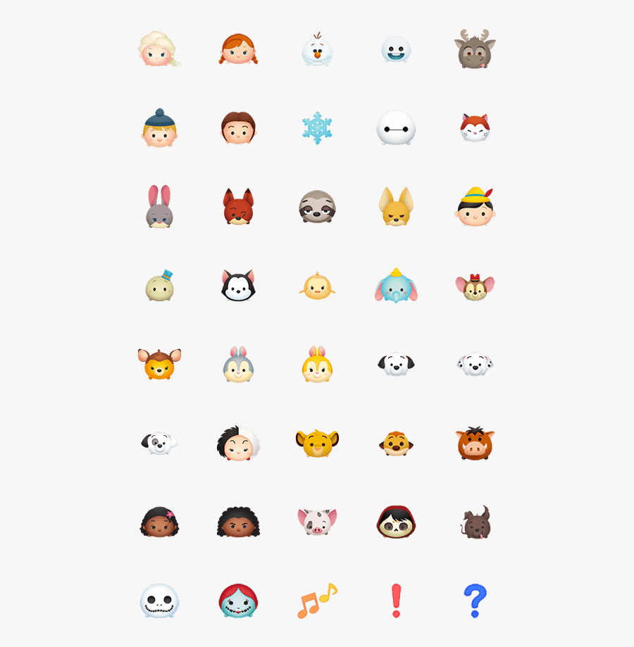 Emoji Tsum Tsum, Transparent Clipart