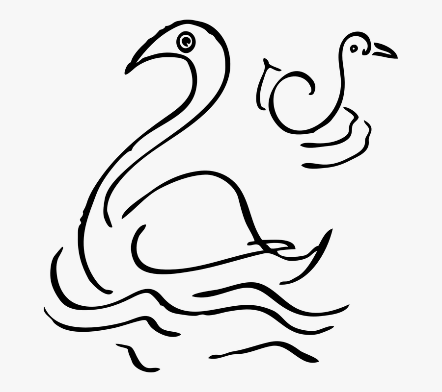 Swan Clip Art, Transparent Clipart