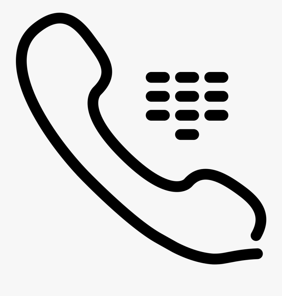 Phone Keypad - Icon, Transparent Clipart