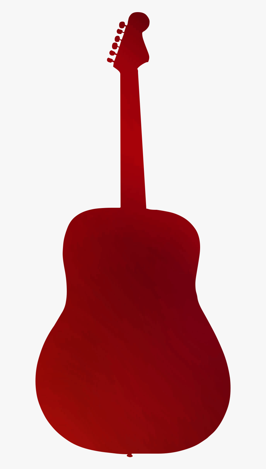 Guitar Product Red - Illustration, Transparent Clipart