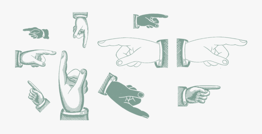 Transparent Arm Pointing Png - Wood Type Ornaments, Transparent Clipart