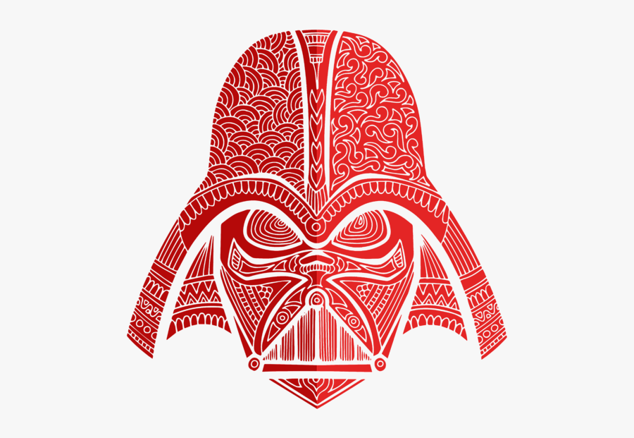 Star Wars Art Red - Darth Vader Yellow, Transparent Clipart