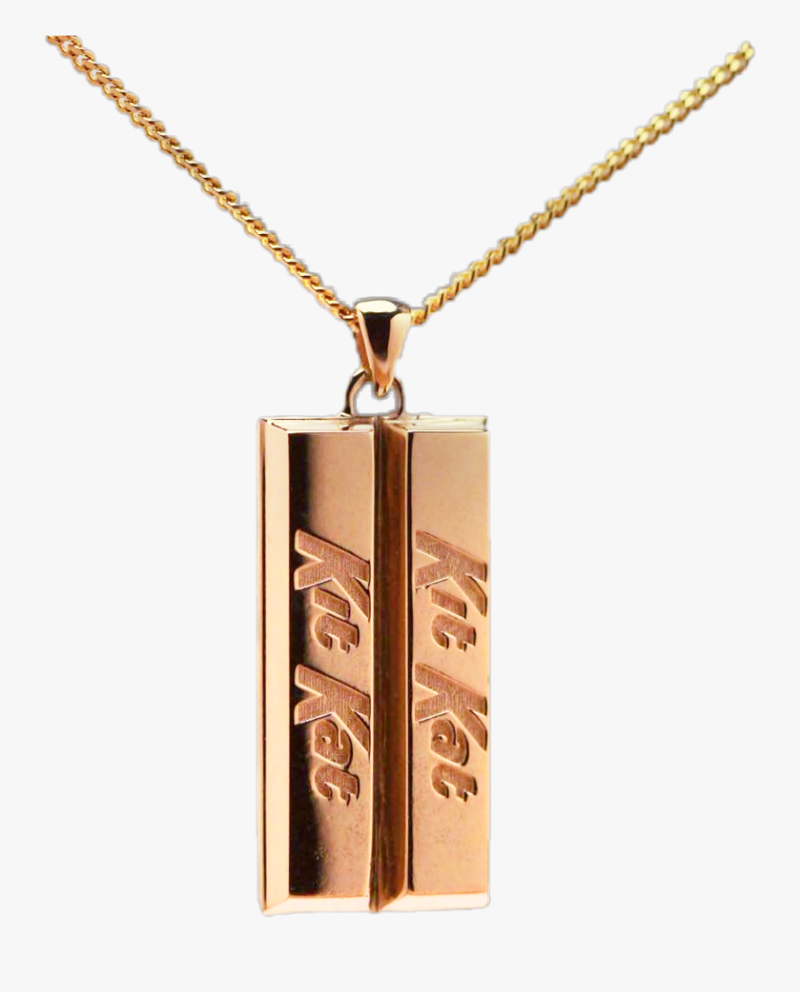 #goldchain #jewelry #kitkat #maisonrashka #bling #necklace - Locket, Transparent Clipart