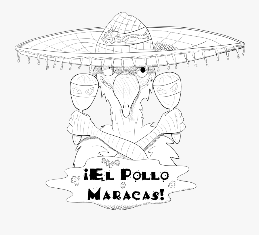 El Pollo Maracas - Illustration, Transparent Clipart