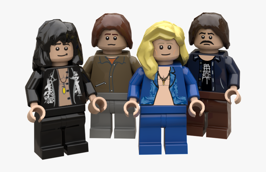 Led Zeppelin Lego Figur, Transparent Clipart
