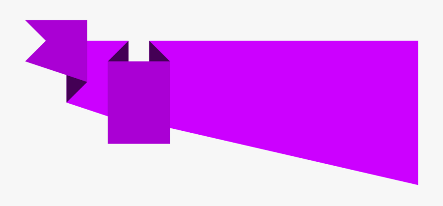 Purple Banner Png Background Image - Banner Background Simple Png, Transparent Clipart