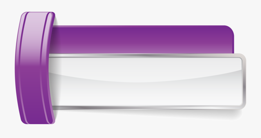 Web Banner Clip Art - Transparent Background Purple Banner Png, Transparent Clipart