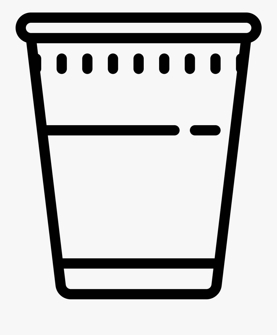 Solo Cup Icon - Black Plastic Cup Clipart, Transparent Clipart