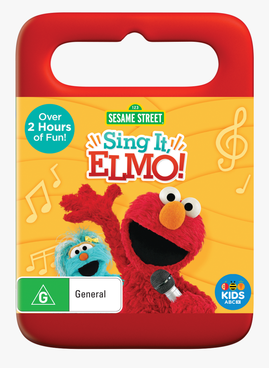 Transparent Elmo - Sesame Street To Sing, Transparent Clipart