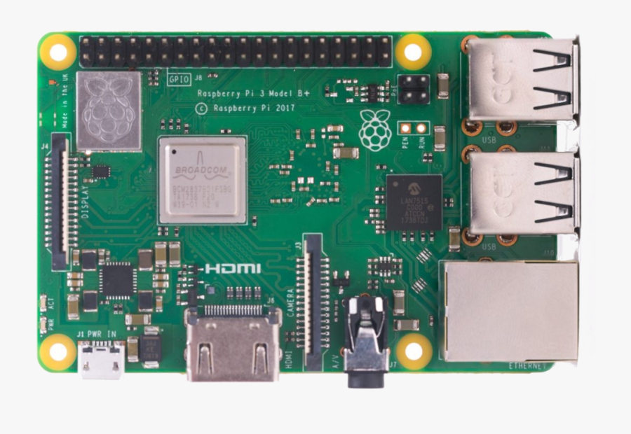 The Raspberry Pi Model - Raspberry Pi Model 3b+, Transparent Clipart