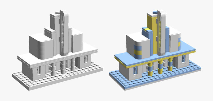 Transparent Lego City Clipart - Lego Art Deco Building, Transparent Clipart