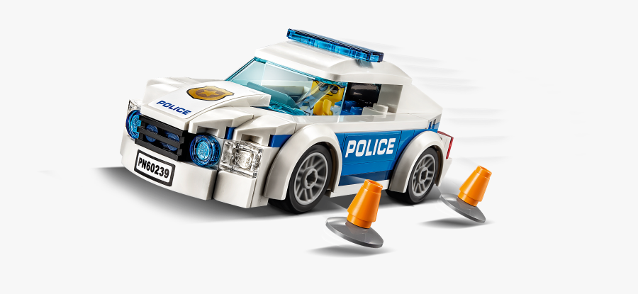 Lego City Police Patrol Car 2019 - Lego City Car Police, Transparent Clipart