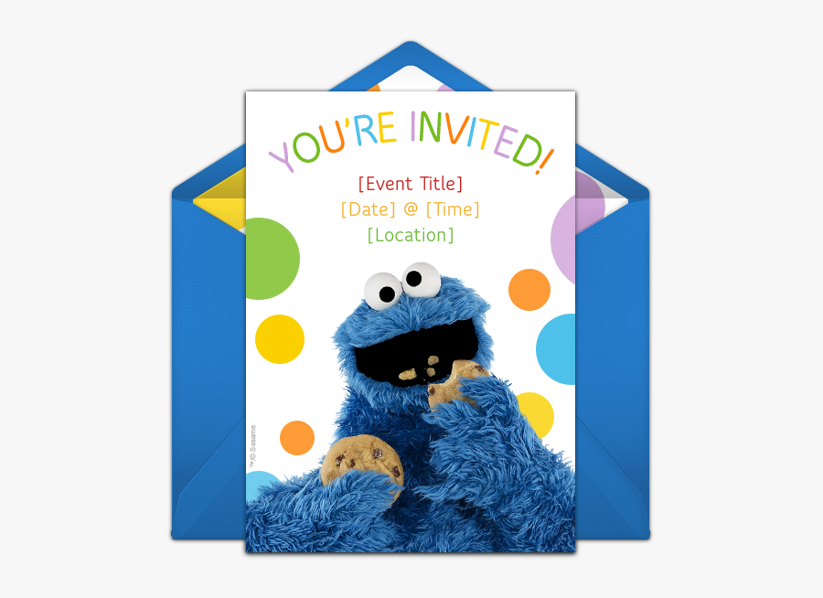 Cookie Monster With Cookie, Transparent Clipart