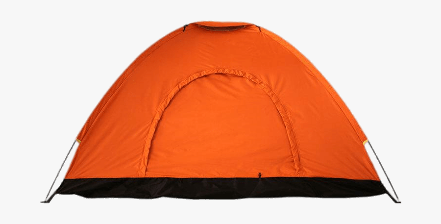 Orange Camping Tent - Large 3 Season Tent, Transparent Clipart
