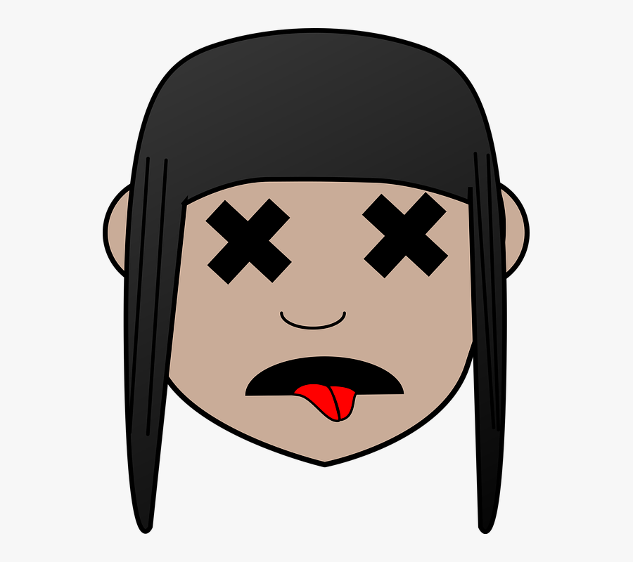 Deadth Clipart Dead Face - Dead Head Png, Transparent Clipart