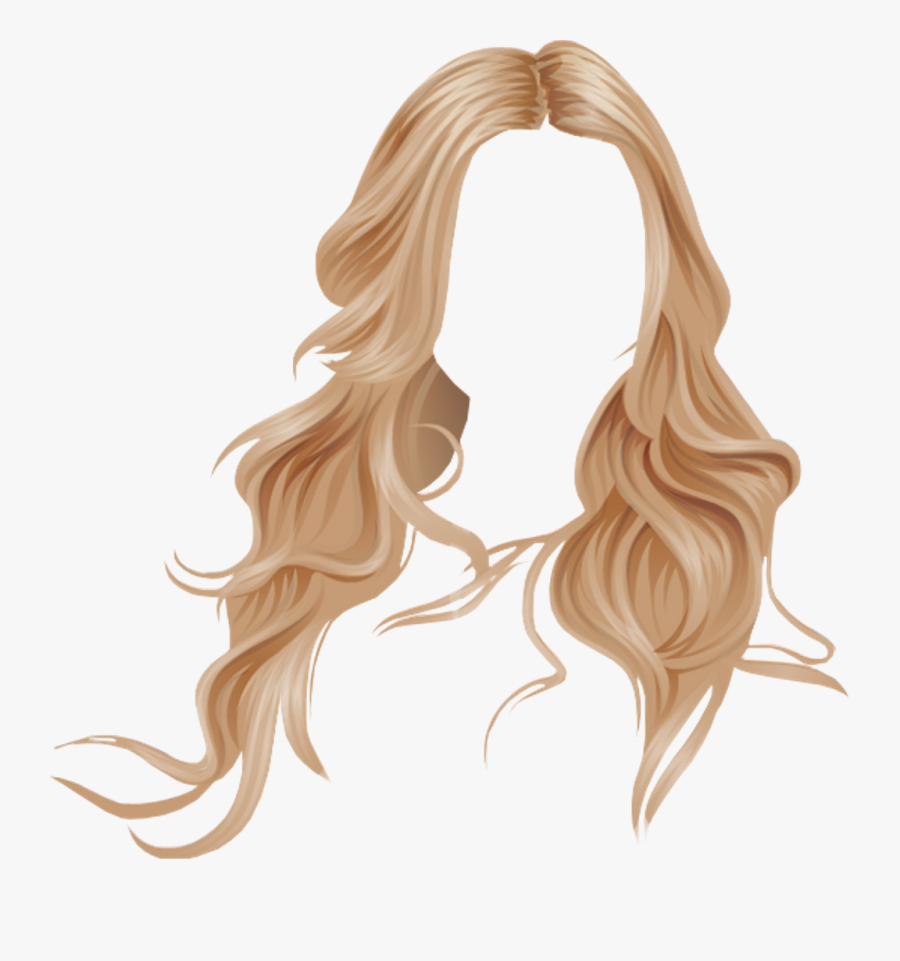 Wig Clipart Mullet - Blonde Wig No Background, Transparent Clipart