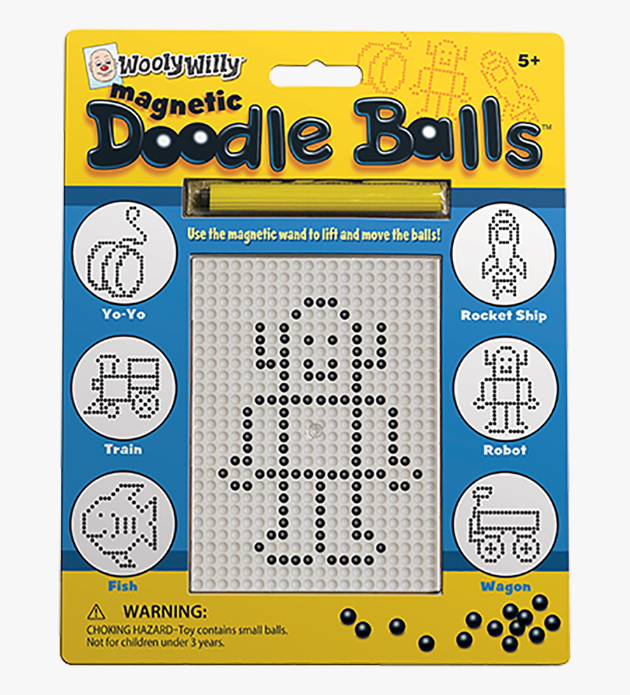 Magnetic Doodle Balls, Transparent Clipart