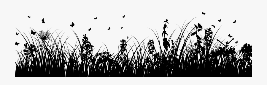 Grass Clipart Silhouette, Transparent Clipart