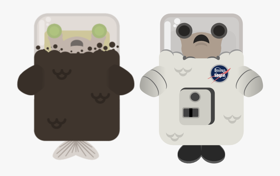 Unrealistic[barreleye] The Astronaut - Barreleye Fish Deeeep Io, Transparent Clipart