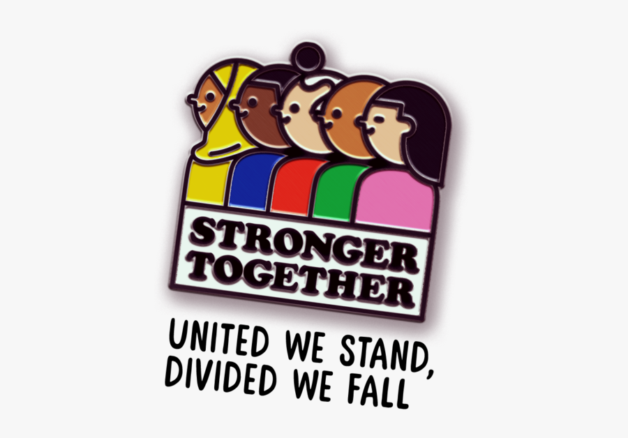 Usa Clipart United We Stand - Cartoon, Transparent Clipart