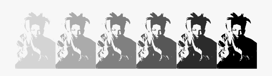 Photography - Jean Michel Basquiat Png, Transparent Clipart