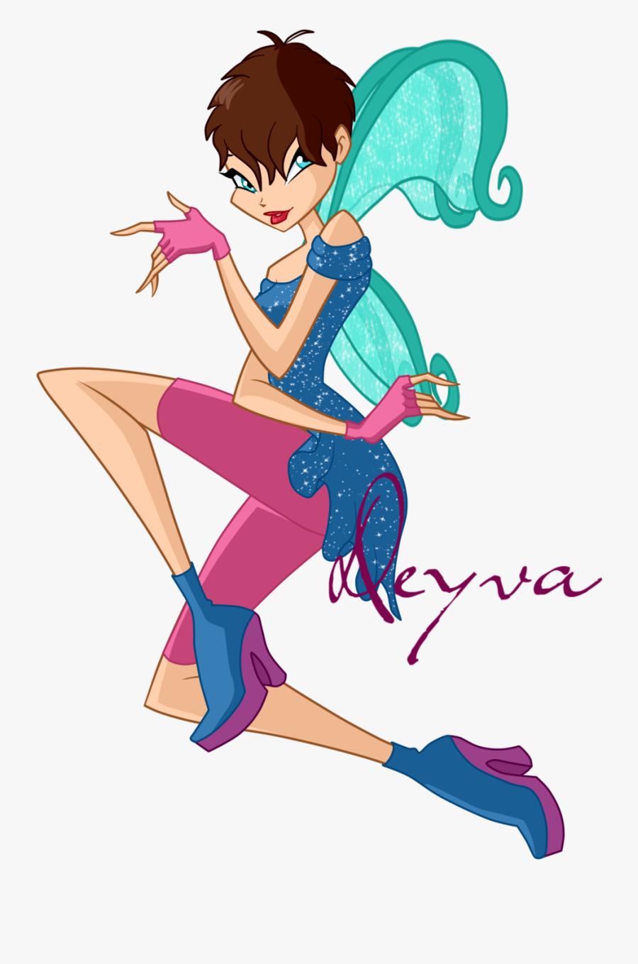 Fairy Pin-up Girl Human Behavior Clip Art - Cartoon, Transparent Clipart