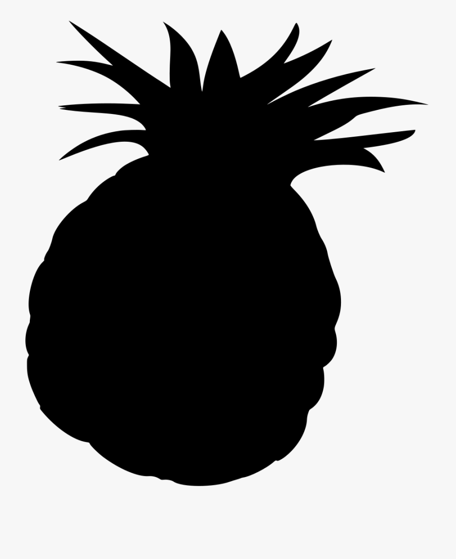 Transparent Pineapple Silhouette Png - Green Pineapple Clipart, Transparent Clipart