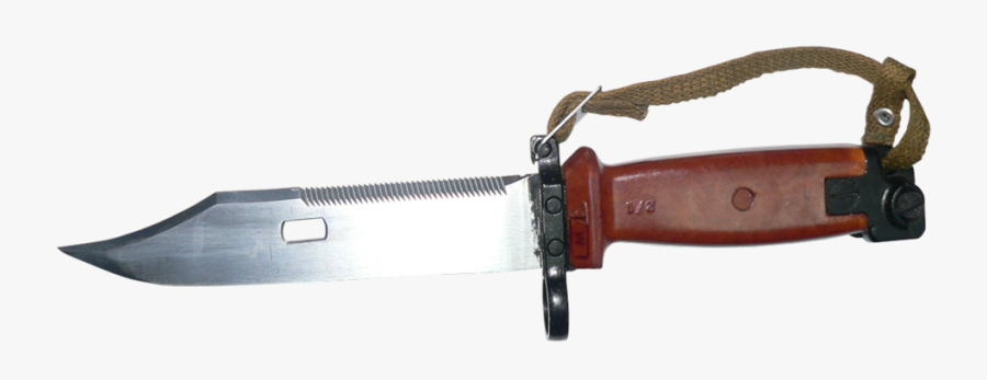 Clip Art Kalashnikov Bayonet - Штык Нож Ак Png, Transparent Clipart