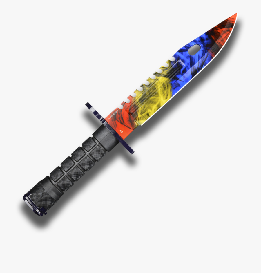 Bayonet Knife Marble Fade - M9 Bayonet Marble Fade Png, Transparent Clipart