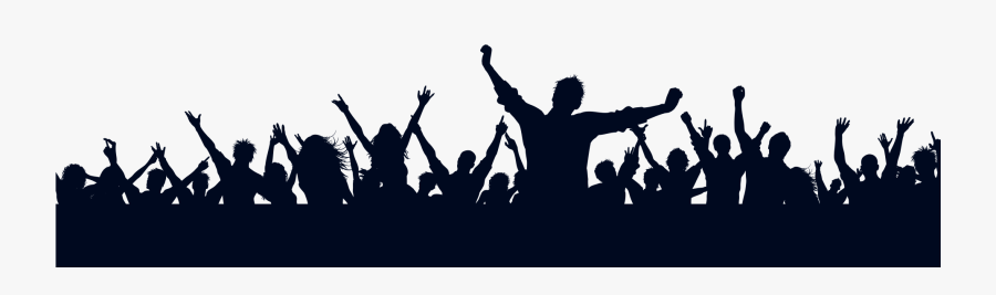Transparent Cheering Sports Crowd Clipart - Youth Poster Design Background, Transparent Clipart